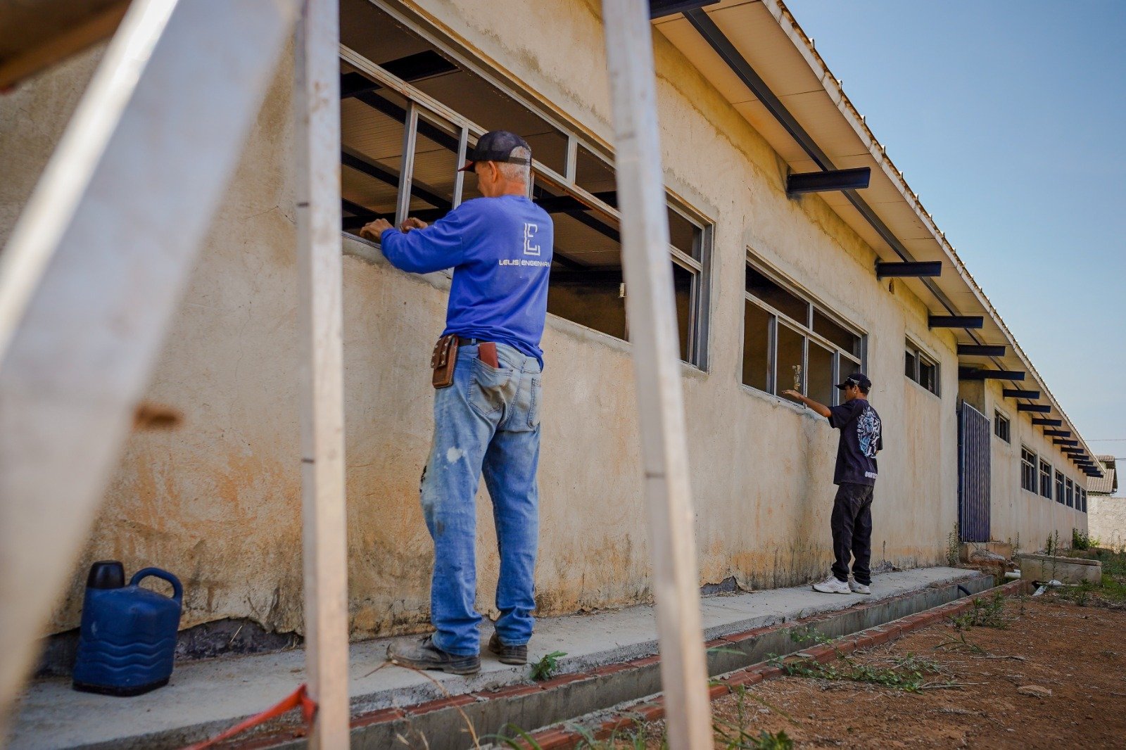 Munir Calixto: obra da Escola Municipal Divino Cavalheiros está 60% concluída