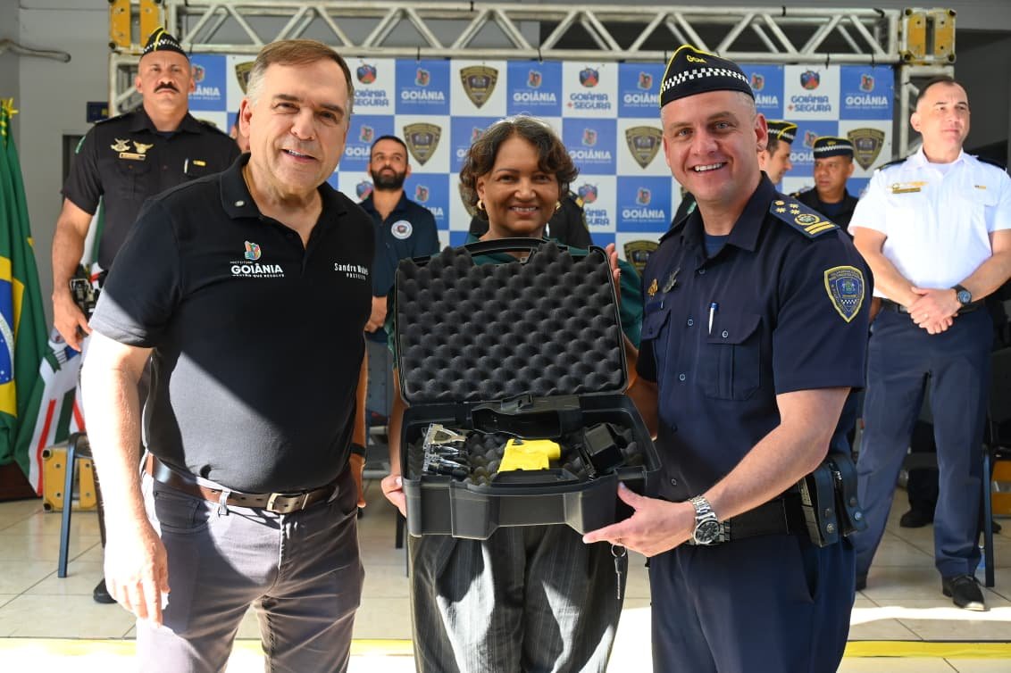 Guarda Civil Metropolitana recebe novos armamentos e equipamentos para reforçar a segurança em Goiânia
