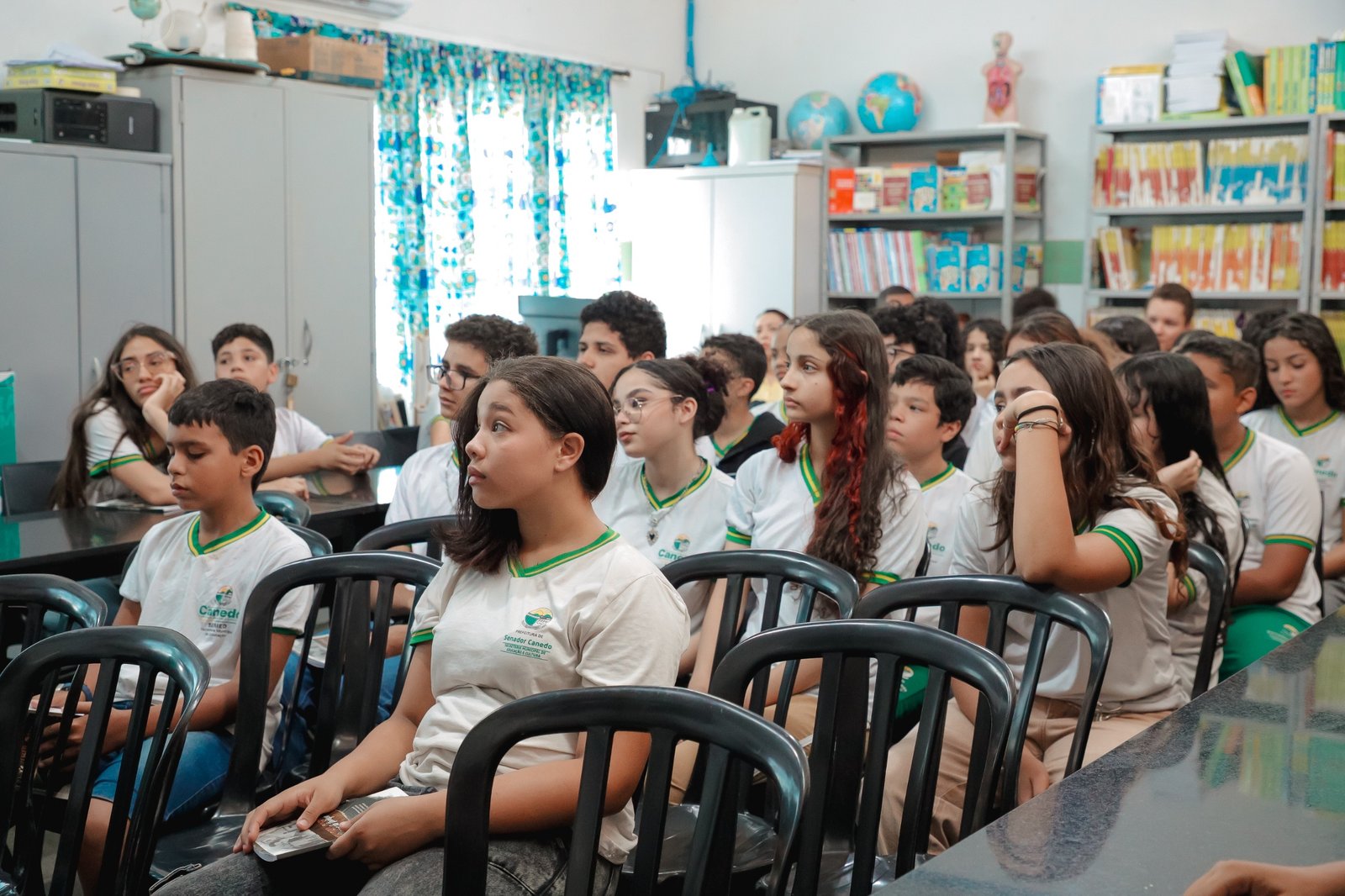 Escola promove palestra sobre a história de Senador Canedo