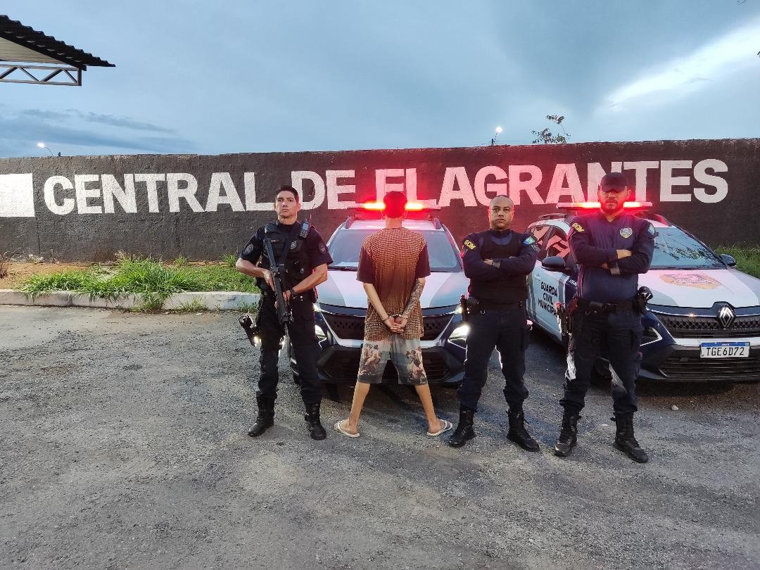 GCM detém homem qte ameaçou duas mulheres no Conjunto Uirapuru, em Senador Canedo