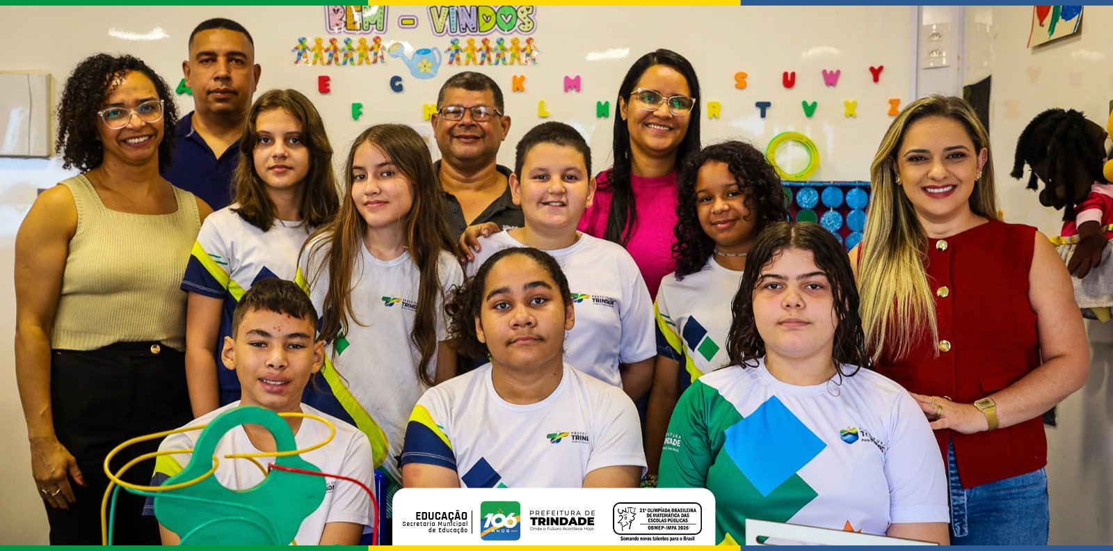 Qualidade do ensino de Trindade se destaca com estudantes classificados para Olimpíada Brasileira de Matemática das Escolas Públicas